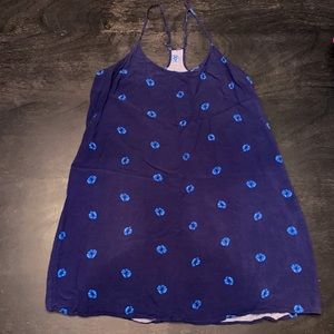 Form Fitting Navy Shift Dress